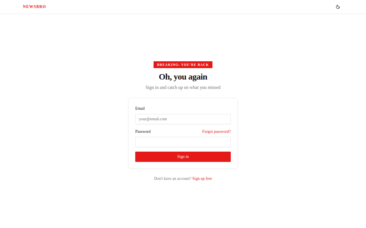 newsbro.com article feed